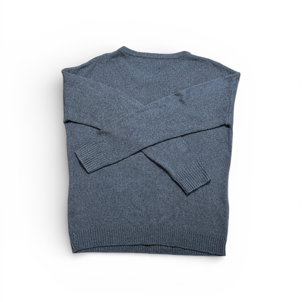 Blue Sweater with Red Lobster Chain Stitch Design - Picture 2 of 2